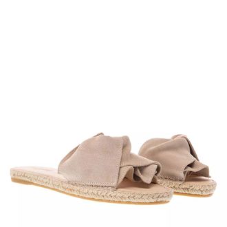 Espadrij l´original Slipper & Pantoletten - Plage Boucle Velour - Gr. 38 (EU) - in Beige - für Damen