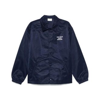 Dr&ocirc;le de Monsieur Blauw waterafstotend gilet met drukknoopsluiting - Heren - Zomerjassen - Blauw - XL - Jassen