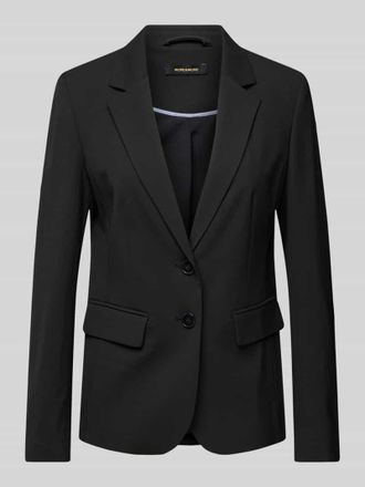 More & More More & More Regular Fit Blazer mit Reverskragen in Black, Größe 34