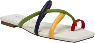 Katy Perry Womens Camie Toe Thong Sandals In Rainbow