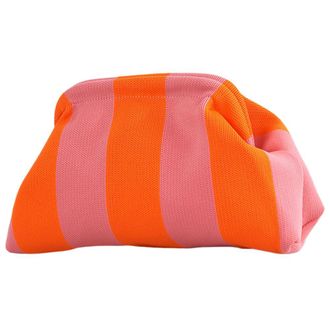 Generic GSenhui Straw Clutch Purses for Women Woven Clutch Bag Crochet Handbags Summer Beach Clutch Bag Stripes Dumpling Clutch Bag