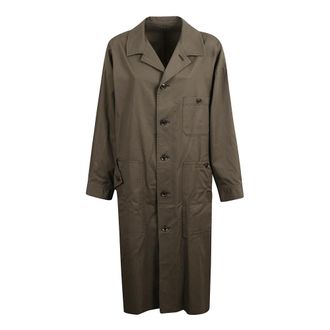 Yohji Yamamoto Jassen, Dames, Bruin, M, Katoen, Spolverino