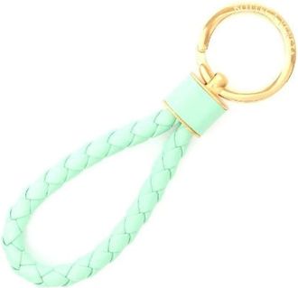 Bottega Veneta Pre-owned Accessories, female, Green, Size: ONE SIZE Pre-owned Leather key-holders