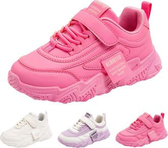 Generic Girls Non Slip Trainers Kids Boys Sports Shoes Running Walking Shoes Wide Soft Waterproof Lightweight Sneakers Fashion Trainers Outdoor (Purple, 11.5 