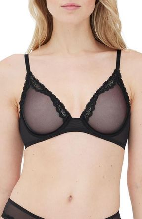 Skarlett Blue Passion Unlined Underwire Bra in Black at Nordstrom, Size 30Ddd