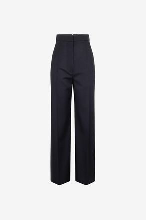 Alexander McQueen Wollhose mit hoher Taille Corset