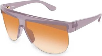 Chlo&eacute; Pilotenzonnebril - Dames - Zonnebrillen - Roze - 68 MM - Nylon - Accessoires
