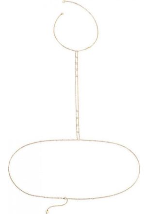 Guess Womens JUBN05199JWYGT-U Ladies Body Chain - Rose Gold Stainless Steel - One Size