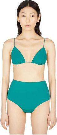 Ziah Driehoek Bikini Top - Dames - Bikinis - Groen - L - Badmode