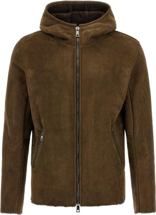Giorgio Brato Shearling Hooded Jacket