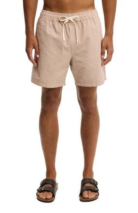Cotton On Mens Easy Short in Dusty Clay Seersucker at Nordstrom, Size Medium