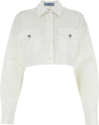 Prada White poplin shirt