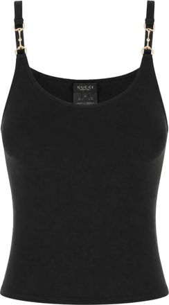 Gucci Top - Dames - Tops zonder mouwen - Zwart - L - Tops