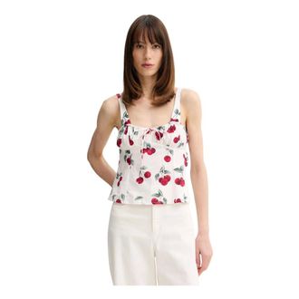 Twinset Top Senza Maniche con Cravatta - - Tops - Donna - Multicolore - M