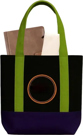 Generic Halloween Canvas Bag, Trick or Treat Canvas Bag, Large Capacity Reusable Goodie Party Favors Candy Carrier for Holiday Travel Outdoor Vacation Busines