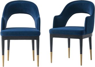 Manhattan Comfort Modern Carrington Velvet Dining Armchair