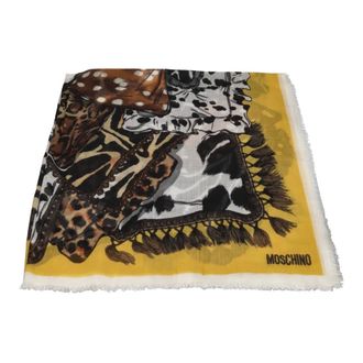 Moschino Wollen foulard - Dames - Accessoires - Veelkleurig - Maat: ONE Size Wol