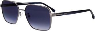 HUGO BOSS Sunglasses, male, Gray, 58 MM, 1846/G/S Sunglasses
