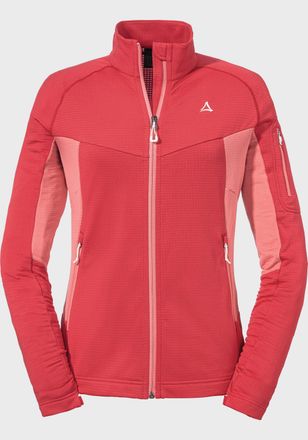 Sch&ouml;ffel Fleecejacke SCH&Ouml;FFEL Fleece Jacket Hydalen L, Damen, Gr. 34, rot (2003, rot), Oberstoff : 95% Polyester 5% Elasthan, regular fit, hoch geschlossener A
