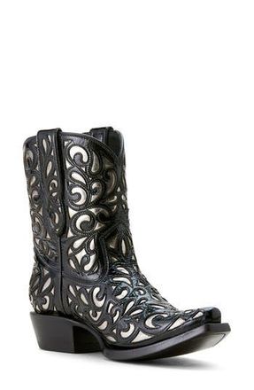 Ariat Valentina Western Boot in Black Jasper/Platinum at Nordstrom Rack, Size 6.5