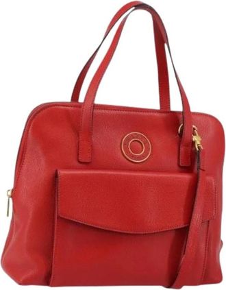 Celine Pre-owned Vintage Handtas - Dames - Vintage Handtas - Rood - ONE Size - Leer - Vintage