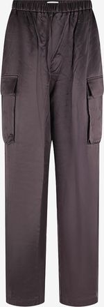 Frankie Shop Cargohose aus Satin Delny