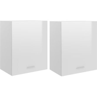 Pelipal Armoire Murale Salle De Bain - Blanc Brillant - 70x53x20 Cm - 2 Portes, 2 Étagères - Design Moderne