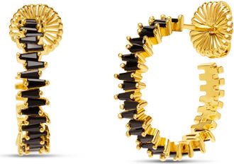 Bruno Magli Adelina Gold Earrings, Nera
