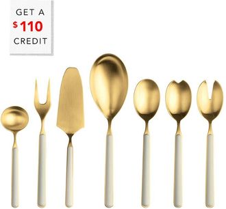 Mepra 7Pc Fantasia Ice Serving Set With $110 Credit