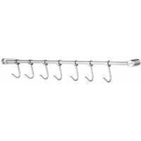 OEM Barra De Cocina Con 7 Ganchos, Riel Colgante De Acero Inoxidable 304, Soporte Para Utensilios De Cocina, Soporte Para Ollas Y Tazas Con Ganchos, Acces