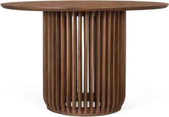 Giner&Colomer Mesa de comedor de madera de mango 120 cm estilo contempor&aacute;neo