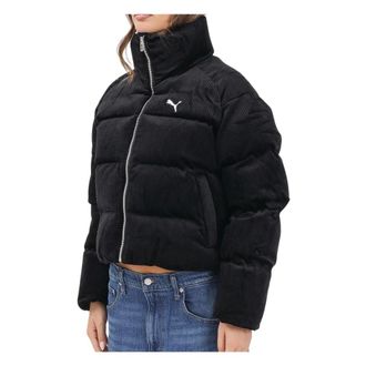 Puma Chaqueta Acolchada de Terciopelo - Sport - Mujer - Negro - S