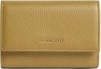 Coccinelle Portafoglio con bottone a pressione - Verde