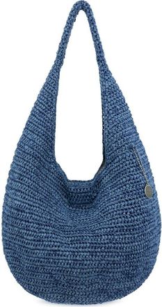The Sak 120 Small Hobo in Denim Tonal Straw at Nordstrom
