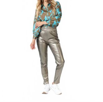 Esqualo Sibbi Treggings Trousers In Soft Gold