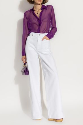 Dolce & Gabbana Wide-leg Jeans, Womens, White