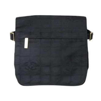 Chanel Pre-owned Cross Body Bags, female, Black, Size: ONE SIZE Pre-owned New Travel Line Shoulder Bag