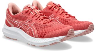 Asics Laufschuh ASICS JOLT 5, Damen, Gr. 43,5, schwarz pink clay, pink clay, Textil, Schuhe Laufschuh