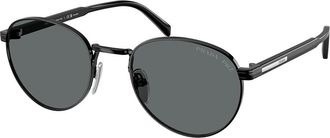 Prada PR B51S Polarized 1AB5Z1 Mens Sunglasses Black Size 53