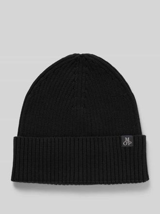 Marc O'Polo Mütze aus reiner Baumwolle in Black, Größe 1