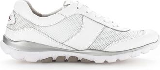 Gabor Rollingsoft Sneakers - Dames - Sneakers - Wit - 40 1/2 EU - Leer - Schoenen