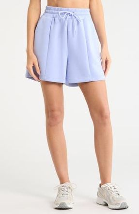 Zella Whisper Knit High Waist Shorts in Purple Inspire at Nordstrom Rack, Size X-Small