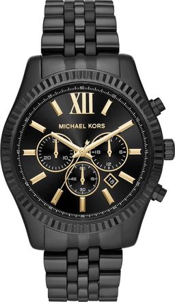 Michael Kors Lexington MK8603 Chronograph Black Dial Mens Watch Stainless Steel - One Size