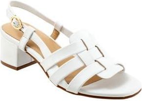 Trotters Luna Cage Sandal in White at Nordstrom Rack, Size 8.5