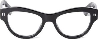 Off-white OERJ076STYLE761000 Black Acetate Cat-Eye Eyeglasses - Black