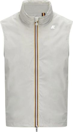 K-Way Valen Stretch Nylon Jersey - Heren - Bodywarmers - Beige - XL - Nylon - Jassen