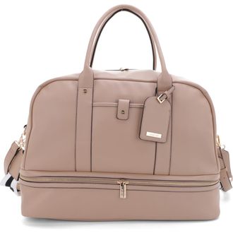 Mali + Lili Riley Vegan Leather Weekend Travel Bag in Camel at Nordstrom Rack