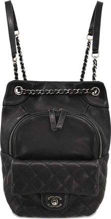 Chanel Zaino trapuntato anni 15-16 - Nero