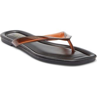 Rachel Roy Montauk Flip Flop in Brown Clear at Nordstrom Rack, Size 6.5