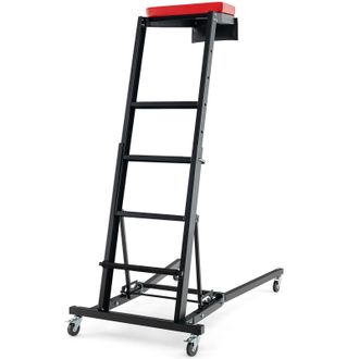 Costway Costway Home Garage Foldable Topside Creeper Automotive Engine Creeper with 3 Gear Angle in Red